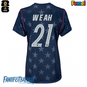 Statele Unite Timothy Weah #21 Echipament de Fotbal Replică Mondial 2026 Femei Deplasare